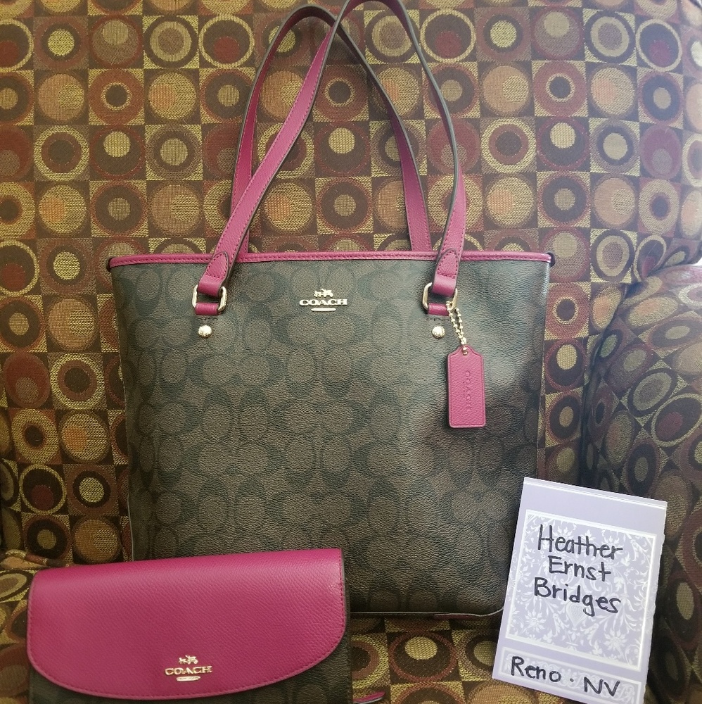 Coach Tote Set